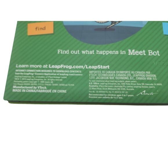 LeapFrog Leap Start Learn to Read Book 2 Get Up Ted Education Short E & U Sound - Picture 3 of 4